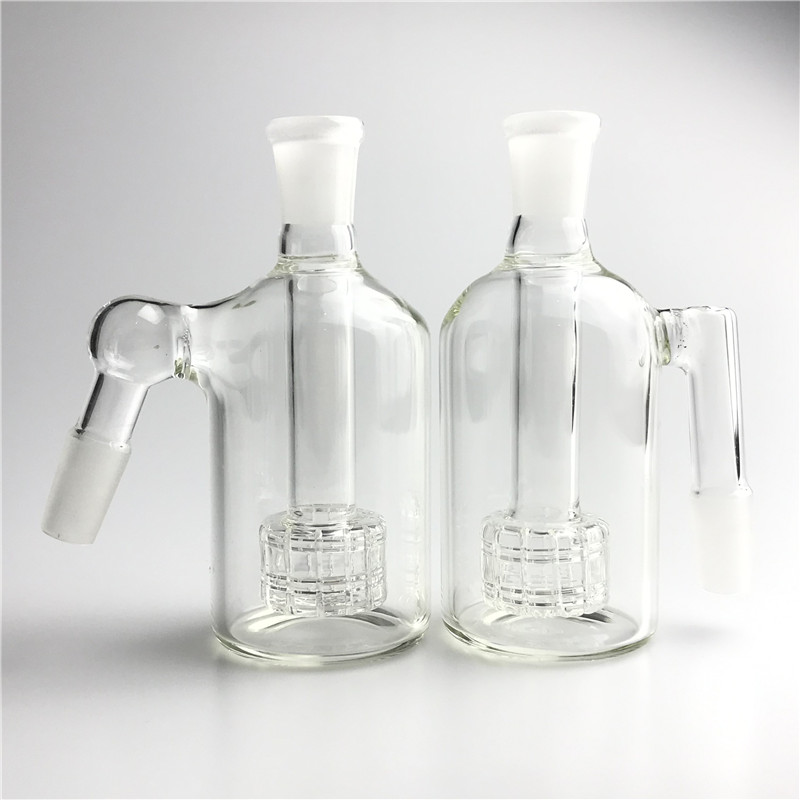 

4.5 Inch Glass Ash Catcher with 14mm 45 90 Degree Hookah Thick Pyrex Clear Mini Bong Ashcatcher Heady Bongs Smoking Pipes