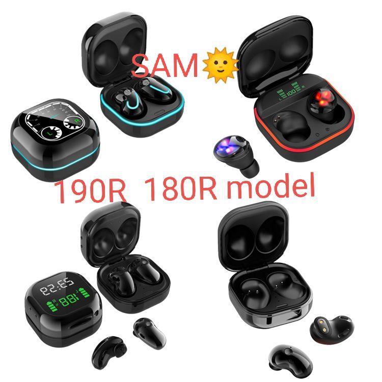 

2021 TWS180R TWS190R tws earphone Cell Phone Earphones Noise Cancel, Black