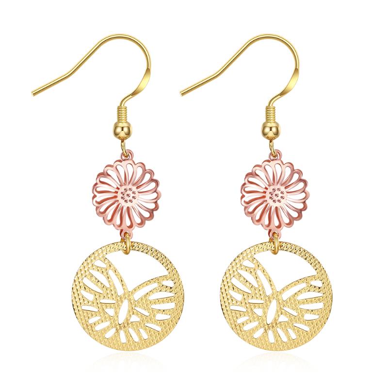 

Dangle & Chandelier Arrival Gold Color Earrings For Women Jewelry Gift Fashion Design
