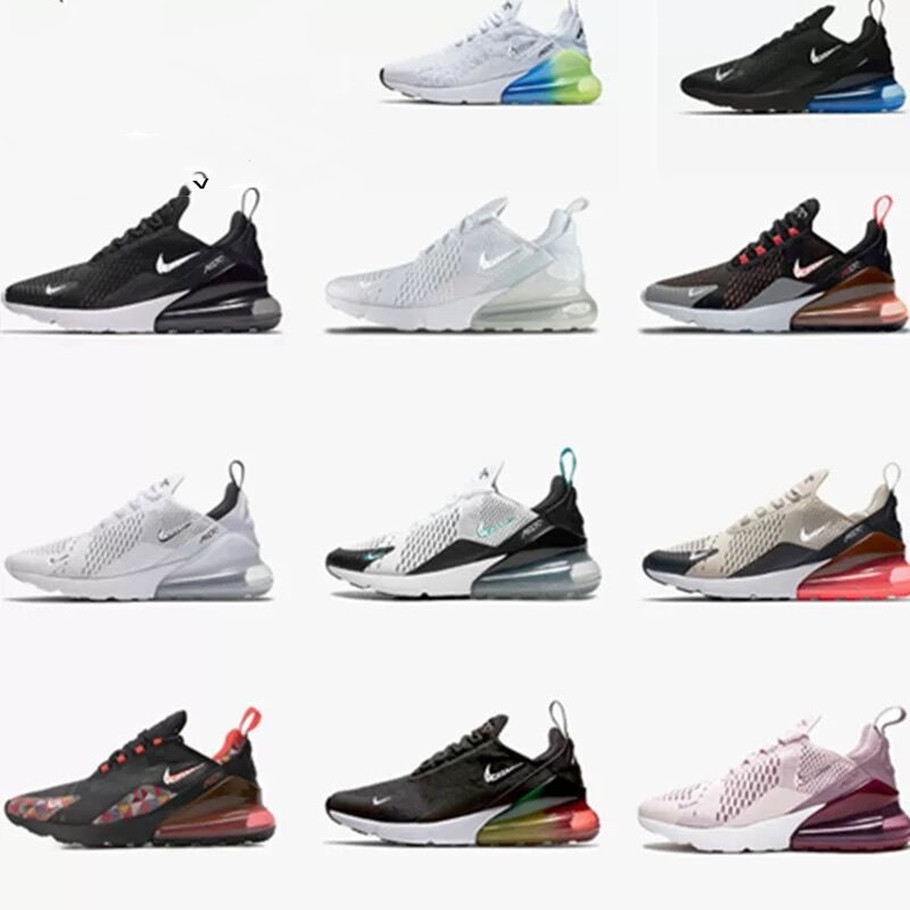 

2021 Airs 270 MAX Mens Women Black white Casual Plastic Training Outdoor Athletic Running sports Sneakers shoes, Black;gray