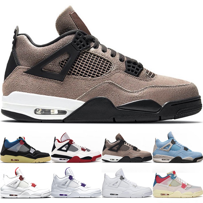 

Jumpman Basketball Shoes 4s Men Chaussures 4 University Blue White Oreo Taupe Haze Fire Red Starfish Mens Trainers Sports Sneakers Size 40-47, #5 pure money