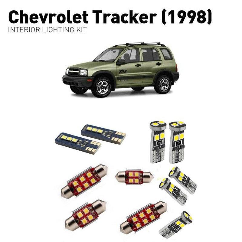 

Emergency Lights For Chevroletracker 1998 7pc White Canbus Car LED Bulb Reading Ceiling Map Light Interior Kit Door Lamp