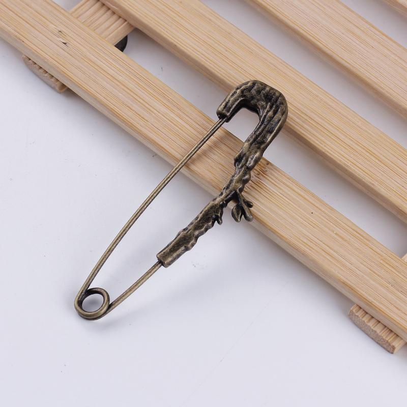 

Pins, Brooches Fashion Pin Ancient Bronze Leaf Shape Women Girls Sweater Collar Scarf Clip Pins Home Party Temperament Jewelry Accessories