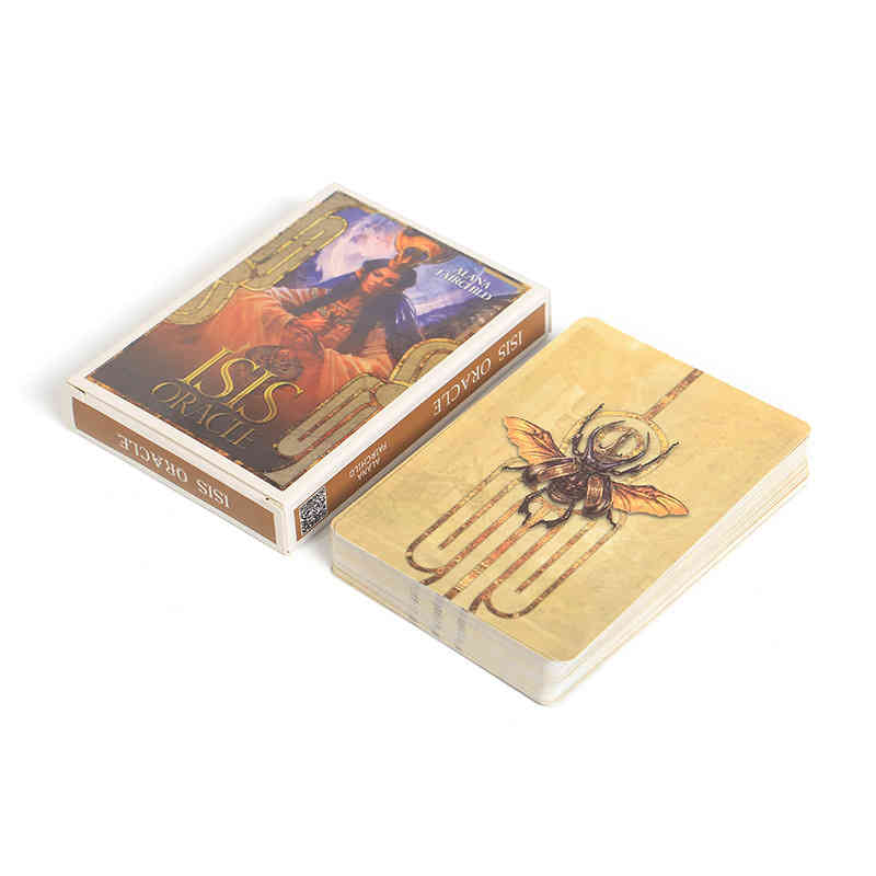 

New tarot cards isistaro oracles English board game paper Cards Black Friday deals