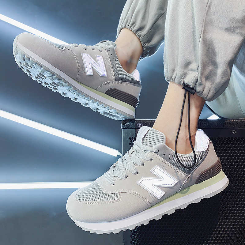 Men's Sho Spring and Autumn Bain Cool Running 21 Sports 574 Fashion Versatile N-word Student Ins Dad