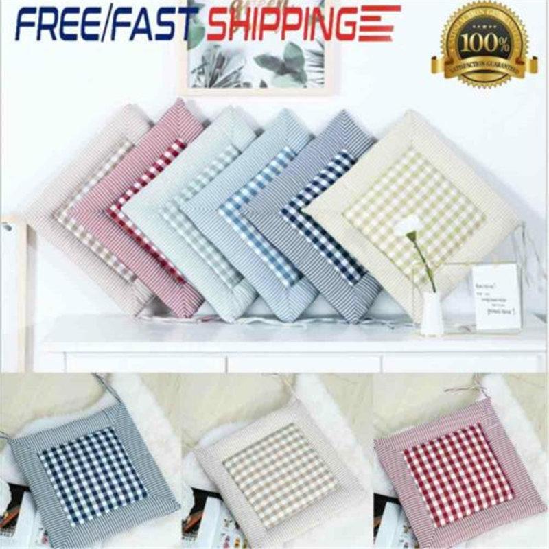 

Cushion/Decorative Pillow 40X40CM Indoor Outdoor Chair Seat Pads For Dining Garden Patio Home Car Sofa Office Decoration Square Round Solid, Red