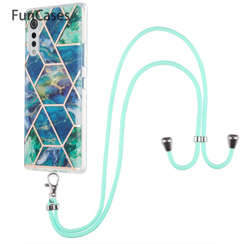 

Cell Phone Pouches Luxury Smartphone Cases For Cellular LG G9 Patterned Accessory SFor Telefon Velvet 4G 5G Caso Soft TPU Cover Protector
