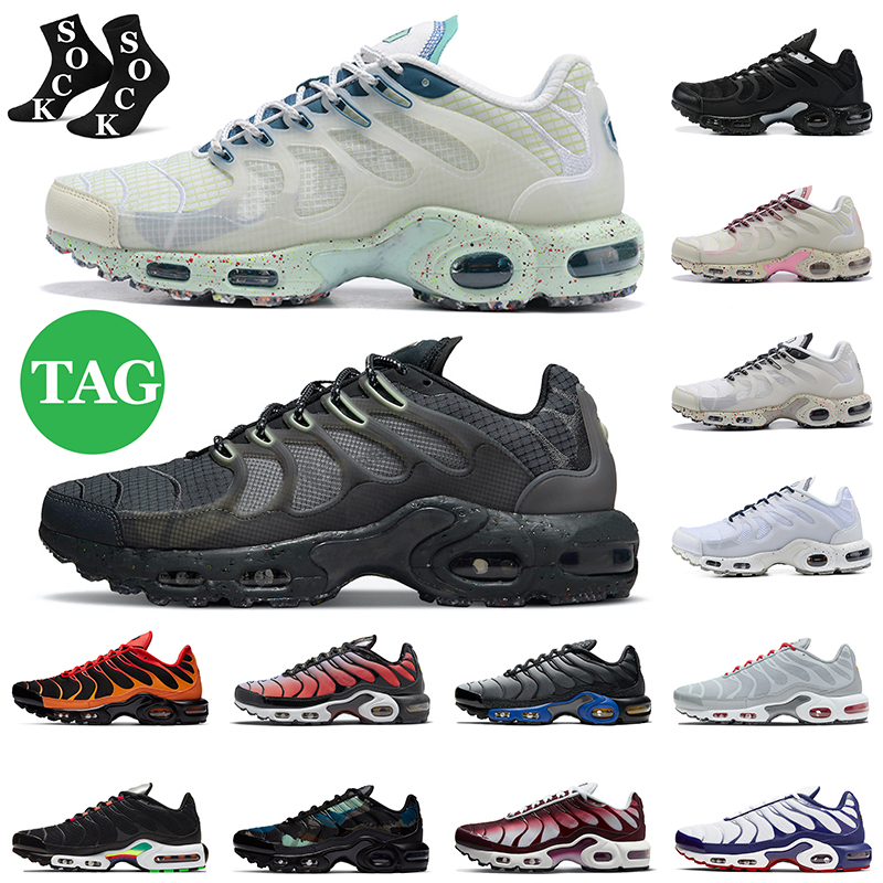 

terrascape plus tn running shoes women mens tns sneakers triple black Hyper Blue Fury Jade Teal Yellow Gradients outdoor sports trainers runners, 40-46 batma