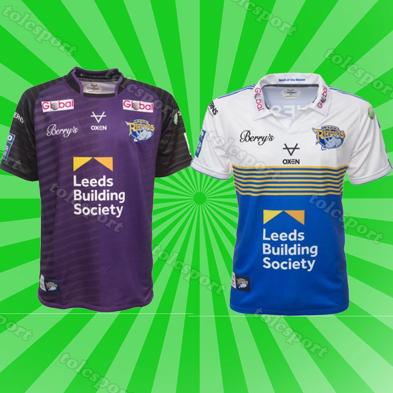 

Leeds Rhinos rugby jerseys 2021 2022 4XL 5XL 3XL UNIFORM SHIRT JERSEY Tshirt home away, Black;gray