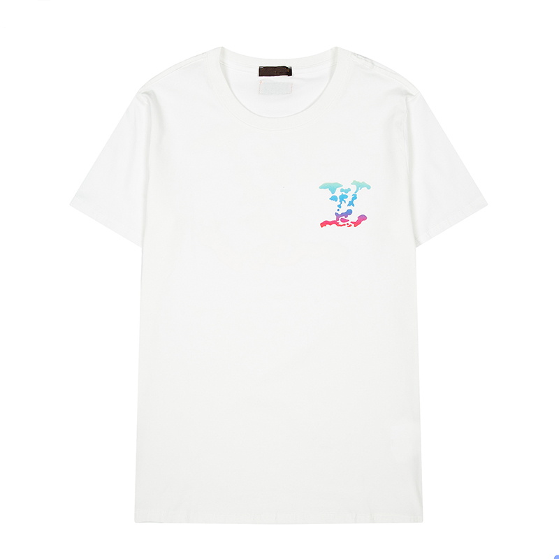 

Mens designer t shirts 21ss men short sleeved T-shirt white stripe top bottom shirt round neck half sleevedshirt fashion clothes S-2XL, White;black