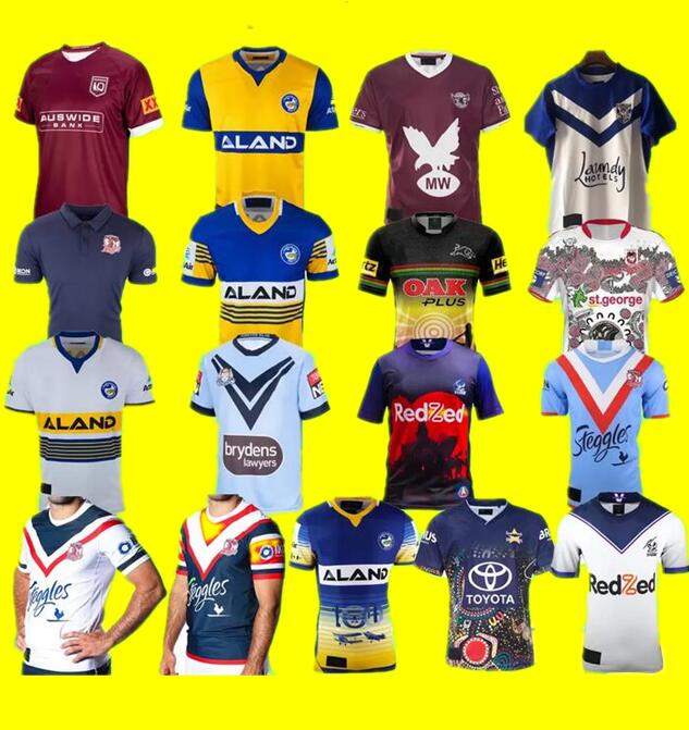 

2021 Super Rugby League Jersey Maru Bulldog Saint George Manly Seahawks rooster cowboy Melbourne Parramatta 21 22 training wear suit adult m, Black;gray