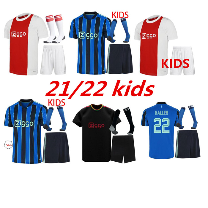 

2021 2022 KUDUS ANTONY BLIND PROMES TADIC NERES CRUYFF aJAx soccer jerseys 21 22 men + kids kit SOCKS football shirt uniforms away blue third black, Orange