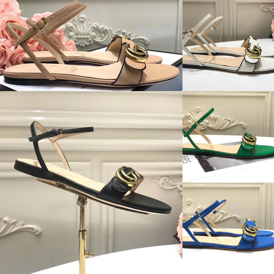 

2021 woven square head sandals and slippers women wear summer leather flat sandals.