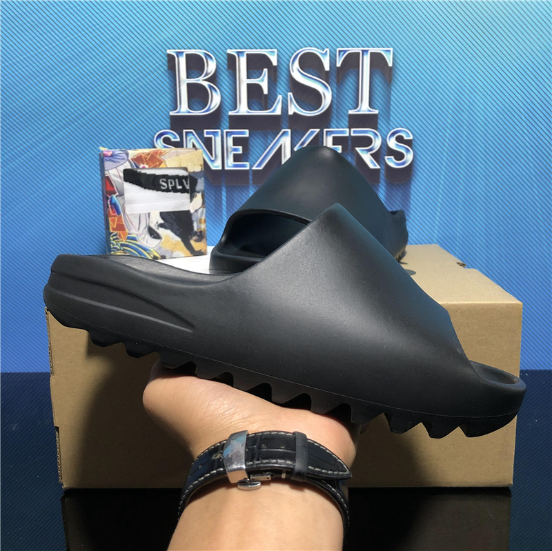 

Top Quality Foam Runner Slippers Men Women Designer Sandals Slides Massage Slide Moon Grey Mineral Blue Summer Beach Flat Luxury Designers Sandal Size 36-47 With Box, Customize