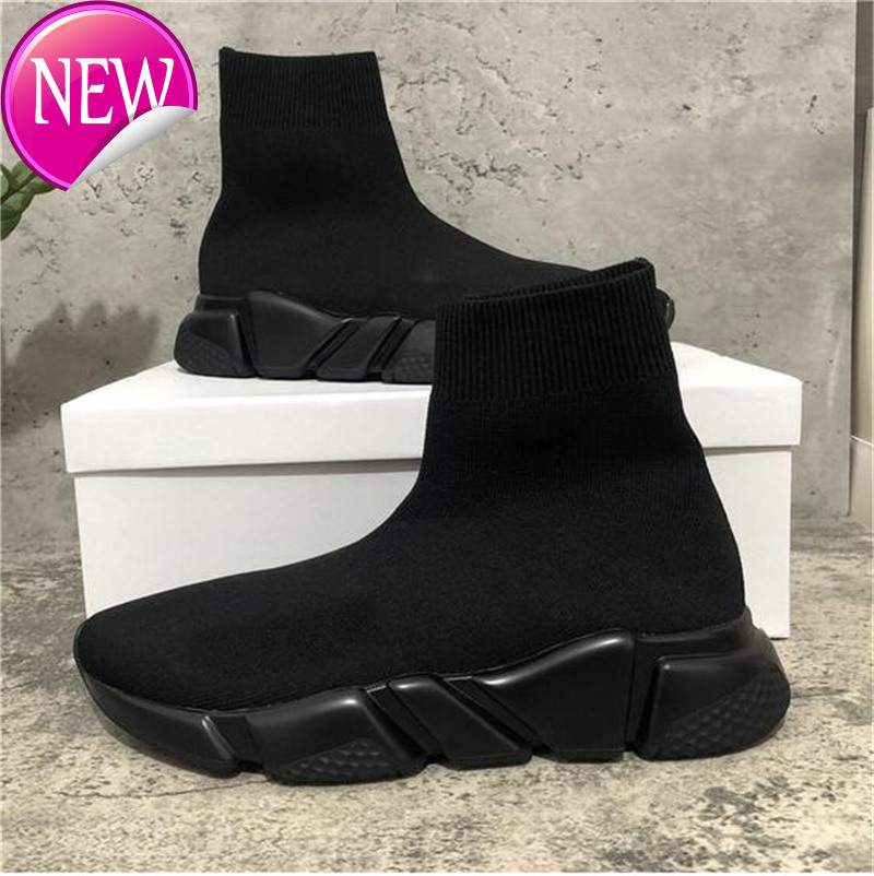 

With Box Top Quality Paris Mens Womens Casual Shoes Speed Trainers Knit Sock White Black Khaki Watermark balencaiga sneakers shoes Size, I need look other product