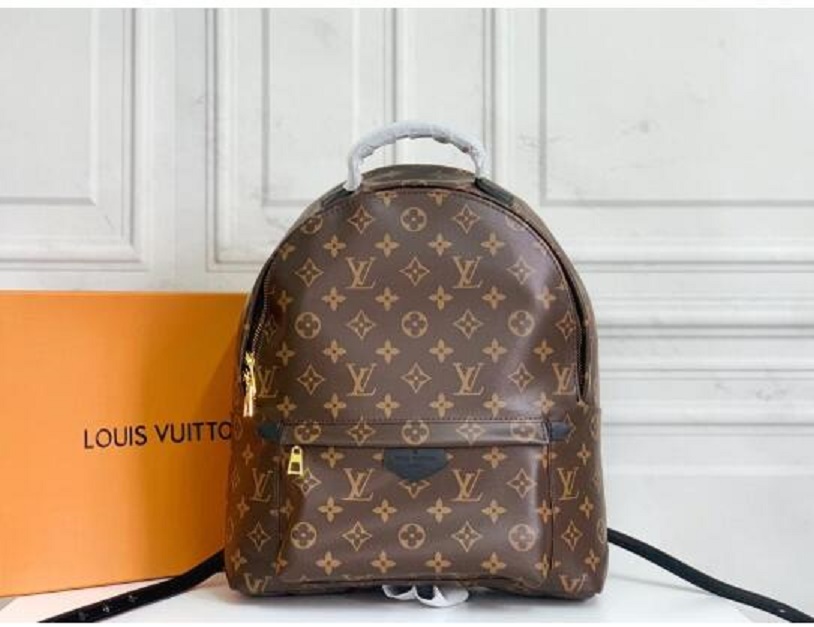 

Classic LV LOUIS bag VITTON ladies bag PALMSPRINGS presbyopia mini backpacks presbyopias small backpack school bagss, Red;black