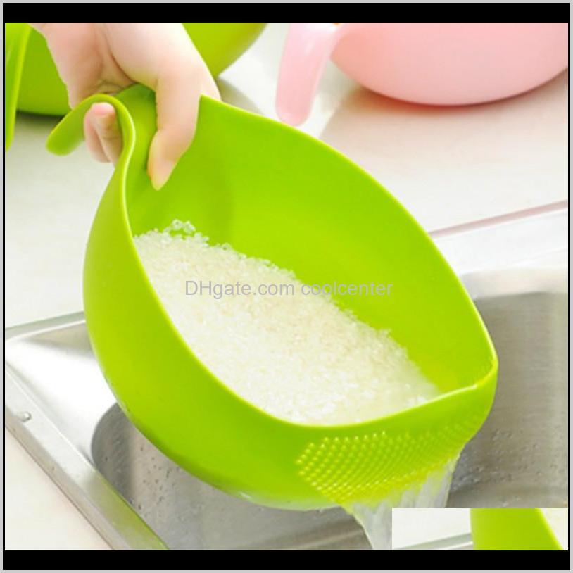 

Colanders Strainers Kitchen Tools Kitchen, Dining Bar Home & Garden Drop Delivery 2021 Food Grade Plastic Rice Beans Peas Washing Filter Stra