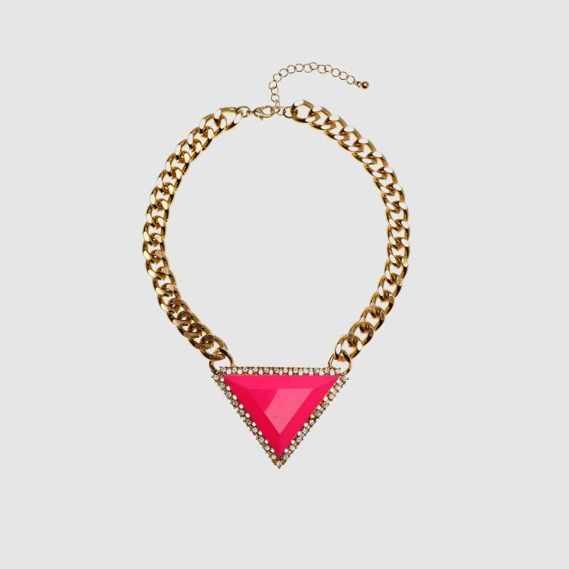 

Pendant Necklaces Amorita Boutique Triangular Design Retro Necklace