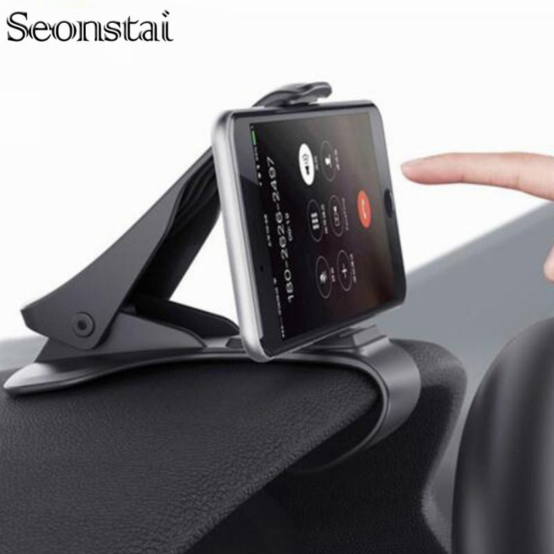

Cell Phone Mounts & Holders 6.5inch Dashboard Car Holder Clip Mount Stand Suporte Porta Celular GPS Display Bracket Classic Grip In Voiture