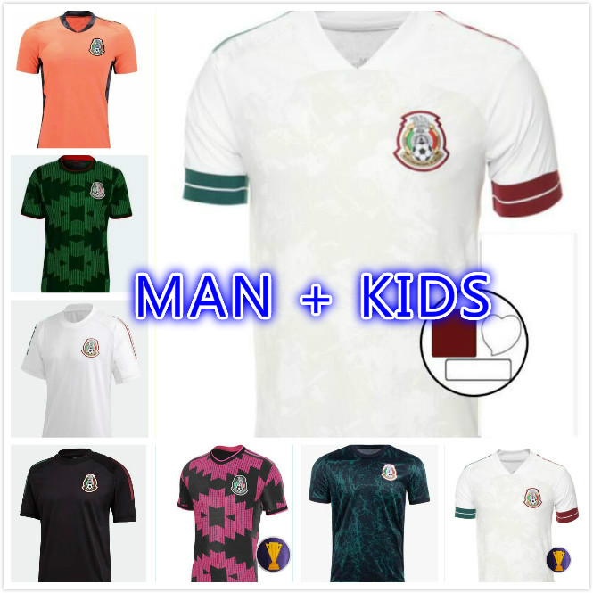

Mexico soccer jersey home black purpal Copa america 20 21 CHICHARITO A. GUARDADO H. LOZANO HERRERA DOS SANTOS 2021 football shirt Men + Kids, Black;yellow