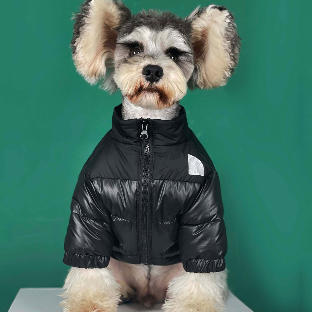 

Winter French Budog Down Jacket Pet Dog Cothes for Sma Dogs Cothing Puppy Coat for Yorkies Dog Accessories -2X PC2034, Black