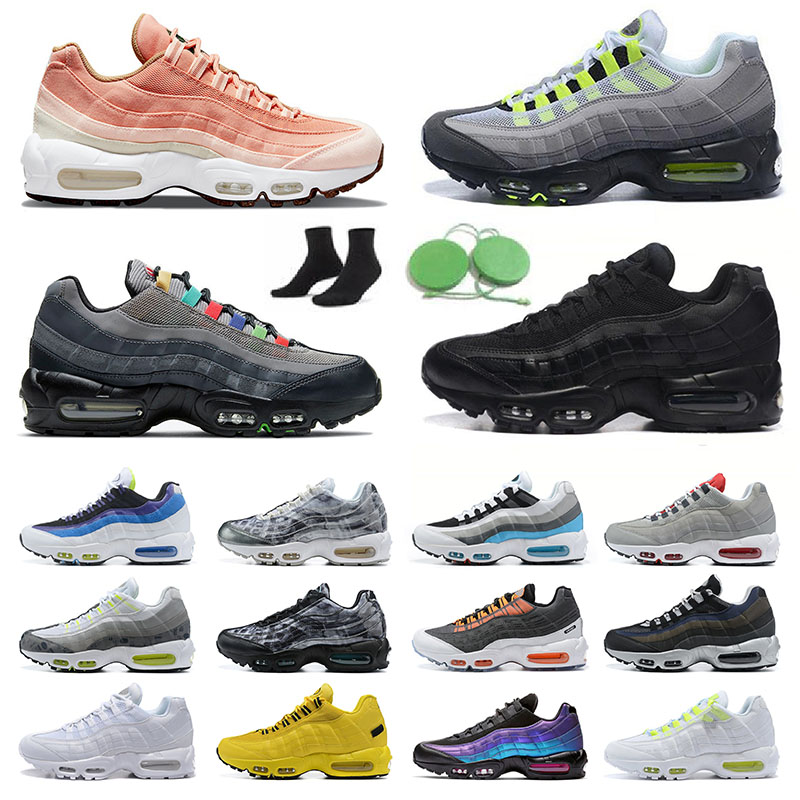 

95 95s OG Air Max Running Shoes Triple White Black Cork Pink Airmax Sports Sneakers Light Charcoal Vintage TV Kim Jones Yin Yang World Greedy Mens Womens Trainers EUR 46, 40-46 champagne