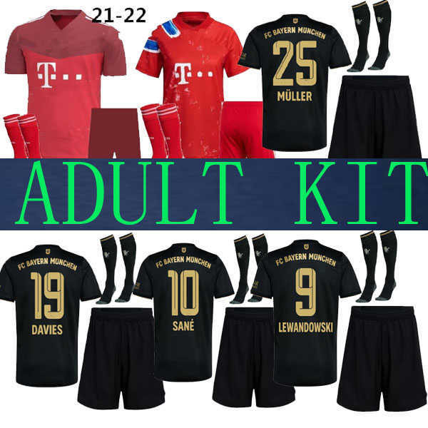

Adults 20 21 22 Bayern kit Munich soccer JerseyS LEWANDOWSKI 2021 2022 HERNANDEZ COUTINHO shorts Adult uniforms Full set Football, Special adult kit