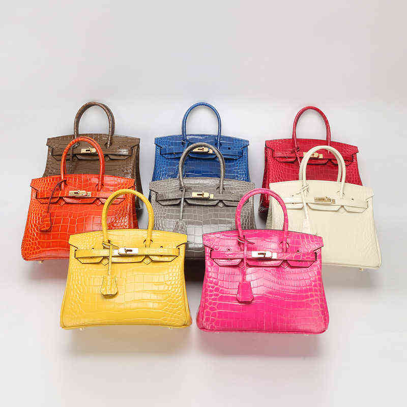 

Pattern bag leather large capacity handbag simple and atmospheric shoulder bag for women