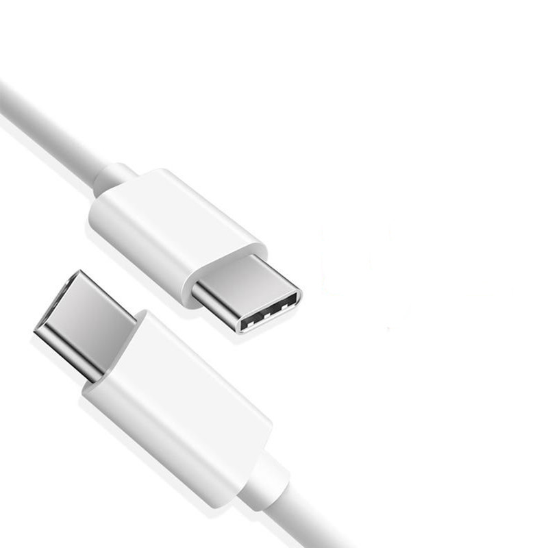 

USB C To Type C Cables PD Fast Charging 18W 20W Quick Charge 4.0 3ft 6ft Charger Wire for iPhone Samsung S21 S20 Note 20, White
