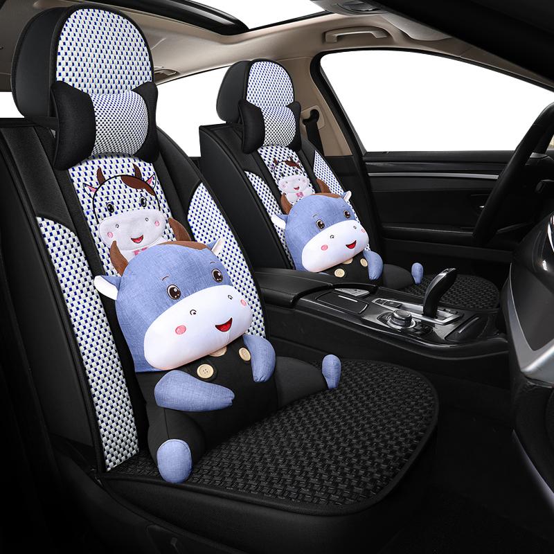 

Flax Black Car Seat Cover For Cts Srx Ats Ct4 5 6 Xt4 Accesorios Covers