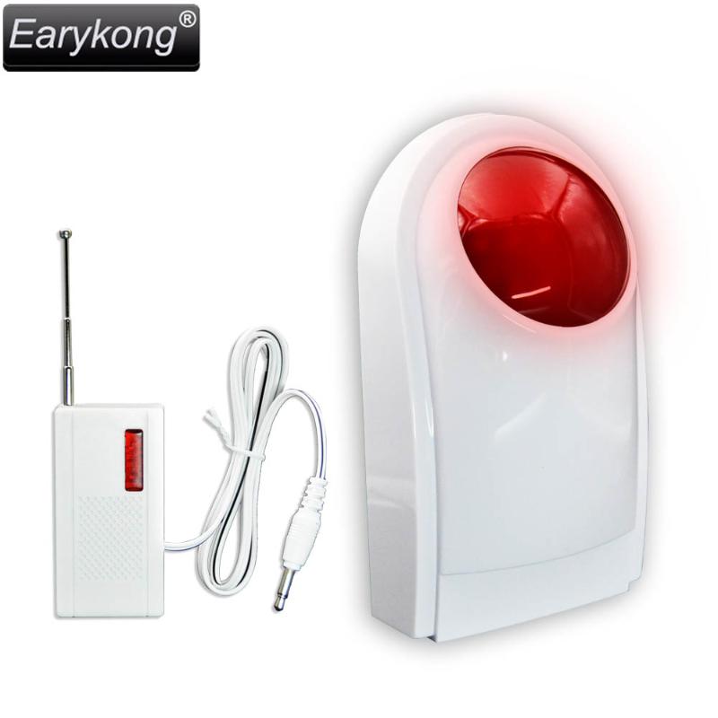 

Alarm Systems ! High Quality Wireless Waterproof Strobe Siren 433MHz, For Home GSM System Security