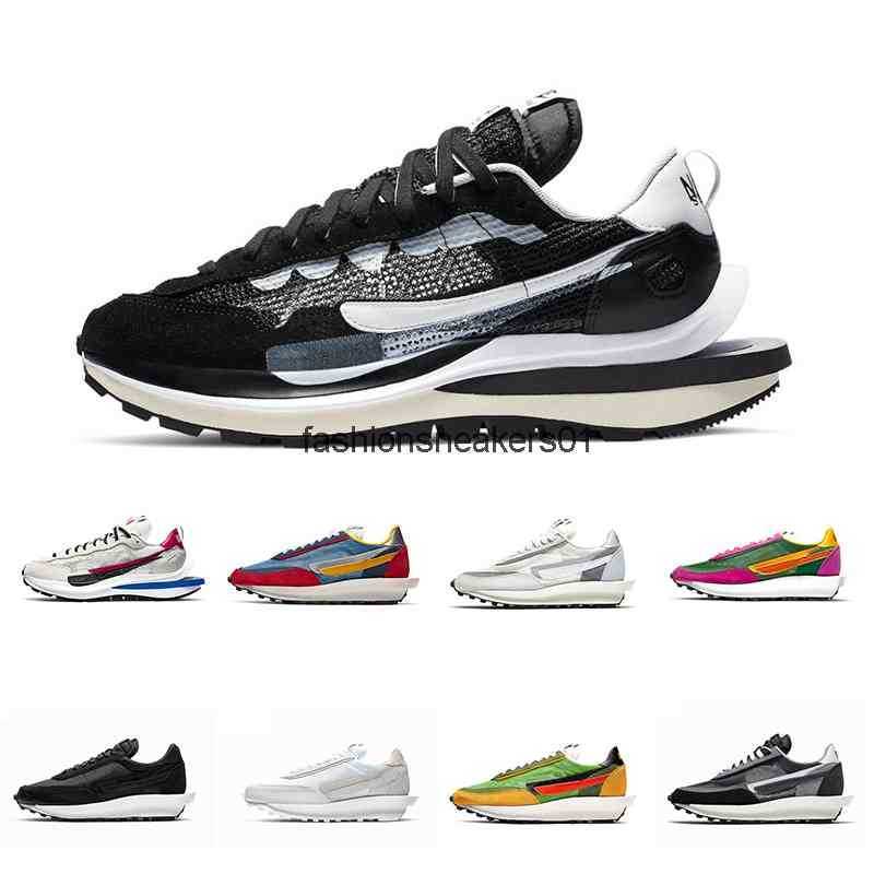 

36-47.5 Sacais Size x VaporWaffle Women Men Boots Shoes Pegasus VaporFly SP White Nylon Black White Trainer Sports Sneakers Best, With original shoe box