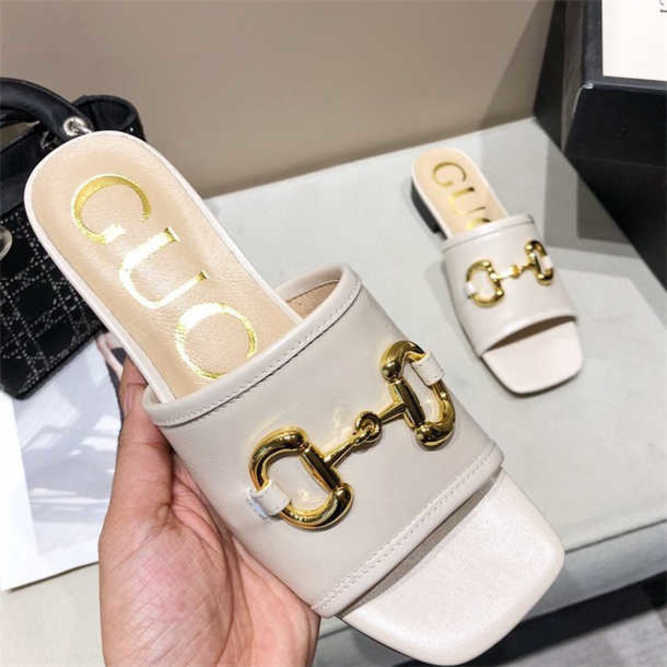 

luxury italy designer brand slippers super great quality with full package for women gift present lady birthday wedding sandals shoes heels, Black