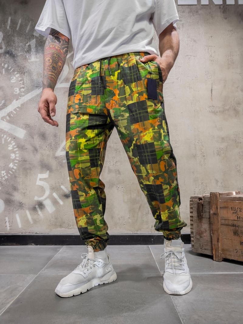 

Men's Pants Green Runner Sweatpants Tracksuit Jogger Hip Hop 2022, Black