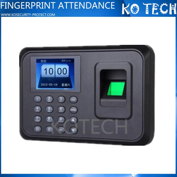 

Biometric A6TFT Fingerprint Time Attendance Machine Clock Record NoNeed Software Facial Recognition System