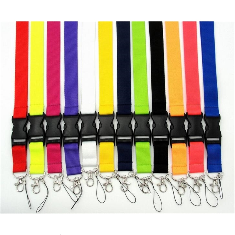 

Wholesale Lot Mix 20pcs Solid color Lanyard for MP3/4 cell phone key chain lanyards