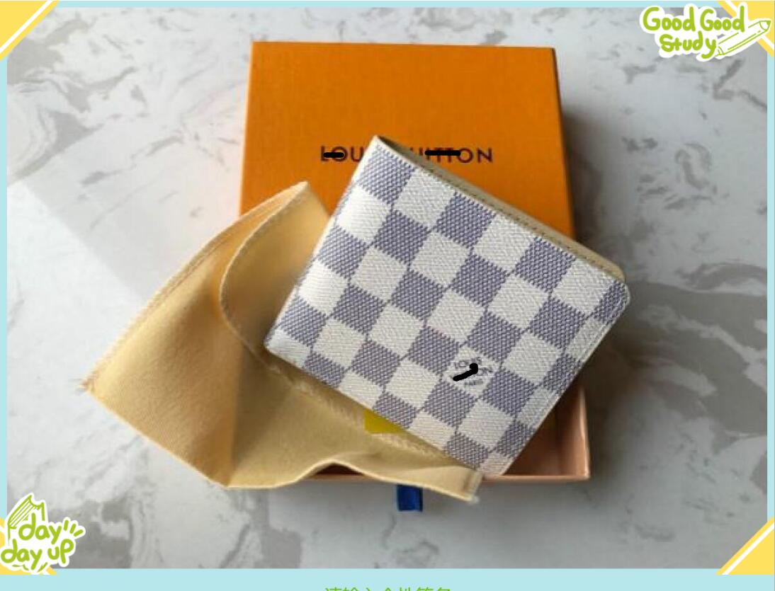 

GGLVLouisVittonYSLVUTTON Designers Paris plaid style Mens Wallet Credit Card Holder Purse Men Wallets Designer billfold Luxury Handbags Purses, Pink