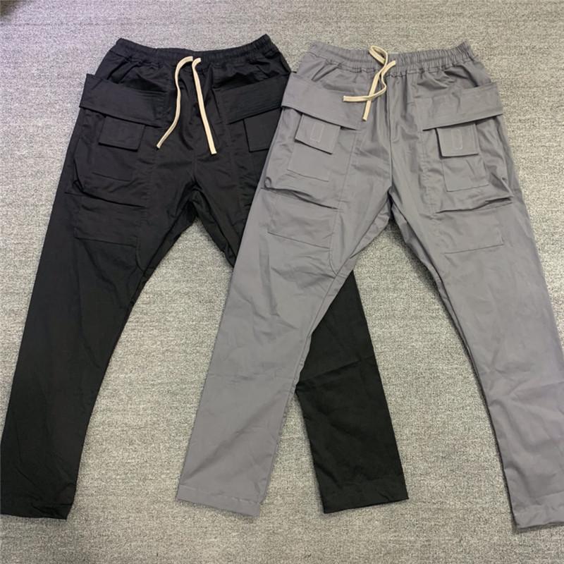 

Men' Pants Men Women Top Quality Joggers Drawstring Sweatpants Cactus Jack Trousers Multi Pocket Travis ScoTactical Dust Cargo