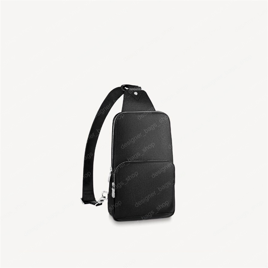 

2021 Avenue Sling Bag Men's Crossbody Men Casual Sporty Shoulder Bags N41719 Male Chest Pack Luxury Messenger Fashion Handbag Real Taiga Leather Canvas M30443 N40097, 04 black checkered