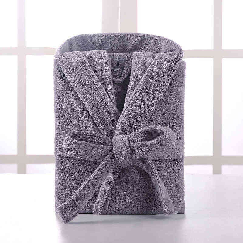 

Hooded Terry Bathrobe Men 100% Cotton Long Towel Big and Tall Towel Bathrobe Male Terry Cloth Bath Robe Sleeping Dressing Gown H1112, Black;brown