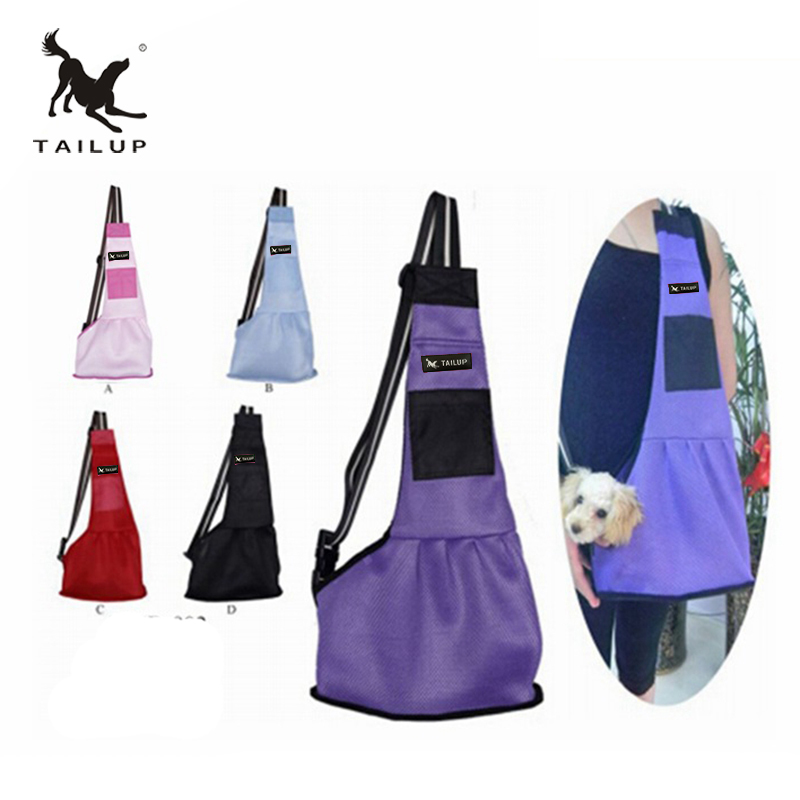 

TAIUP Pet Dog Carrying Bag Mesh Coth Puppy Chihuahua Yorkies Sma Cat Sings Backpack