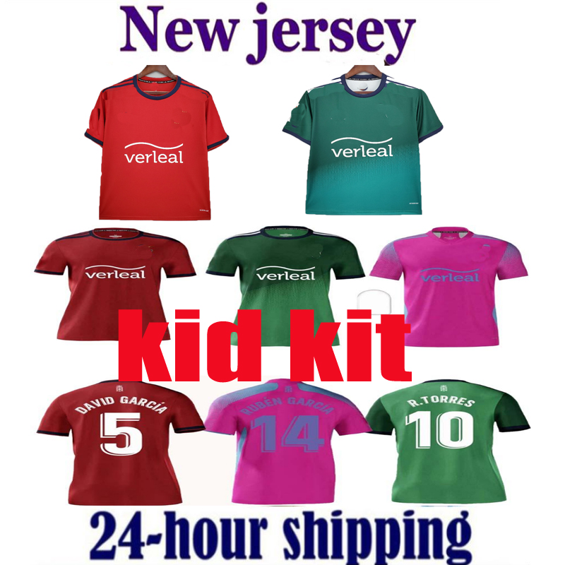 

21 22 CA soccer jerseys set RUBÉN GARCÍA R.TORRES CHIMY ÁVILA football shirts sets BUDIMIR MANU SÁNCHEZ DAVID GARCIA home away jersey CALLERI TORRÓ Adult kit, 2122 kid