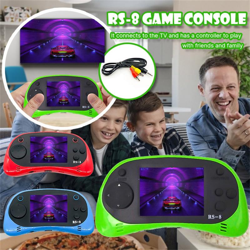 Portable Game Players 2.5 Inch Children's Color Screen Console RS-8 With 260 Games Nostalgic Handheld-image-726936162