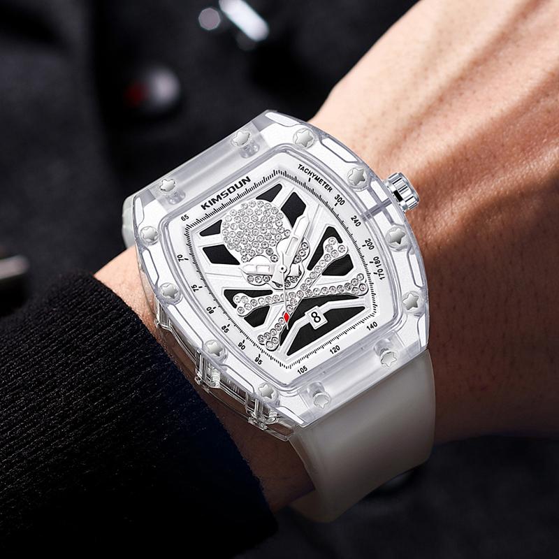 

Wristwatches KIMSDUN Quartz Individual Watch Men Hardlex Mirror Waterproof Fashion Man's Luminous, No.2