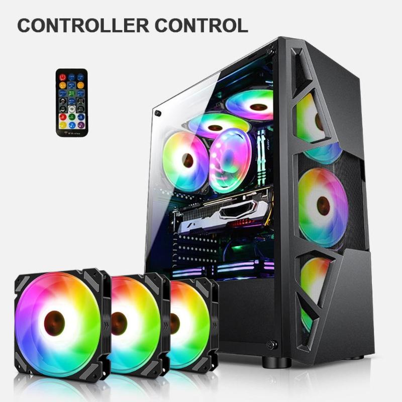 

Fans & Coolings Cooling Radiator Fan Computer PC Case RGB LED Light 5v Controller Heatsink Cooler S