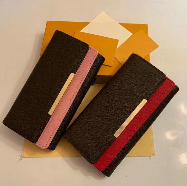 

Women designer female Fashion Folding Wallet Pu Leather Ladies Card Holder Pocket Coin Purse In 4 colors 20x3x10cm no box 2015-1 gt, Red