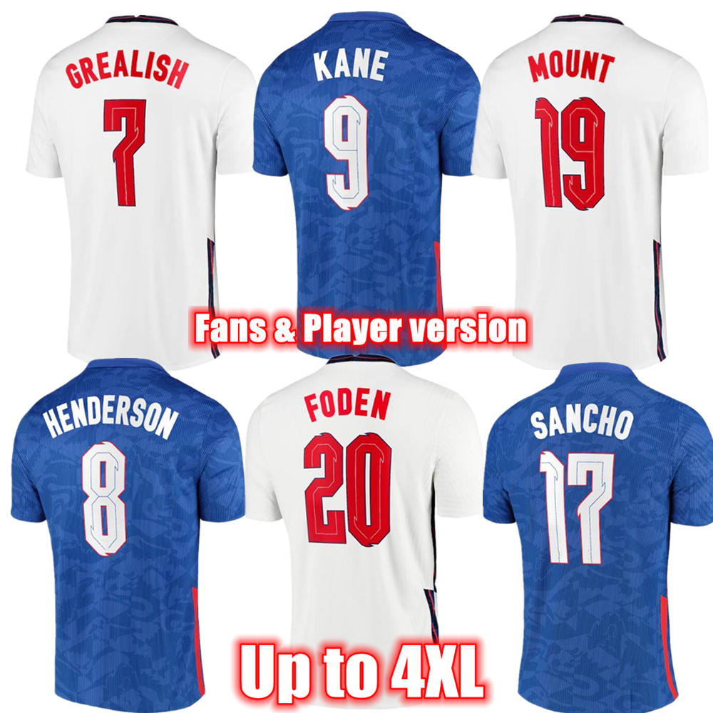 

KANE GREALISH FODEN SANCHO Fan & Player verion Soccer Jersey MOUNT RASHFORD STERLING Home and Away football Shirt Kid kits, Home player version