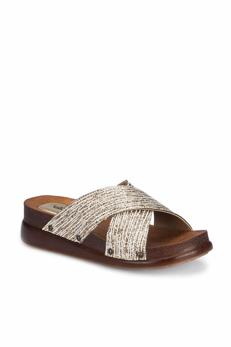 

Gold Color Women 'S Slippers 000000000100303273, As pic