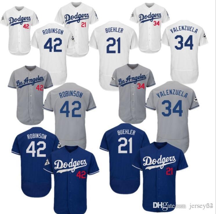 

baseball jersey Los Anaeles Dodgers 34Walenzuela,42,21 such as the core players , sewing embroidered jerseys, Blue;black