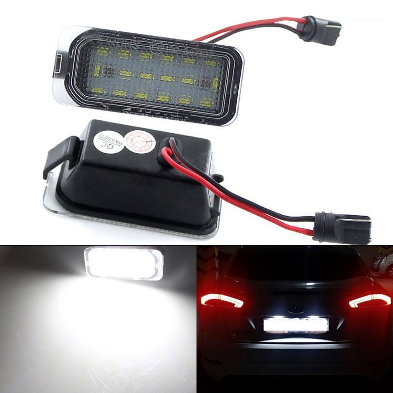 

Emergency Lights 2Pcs Error Free LED License Number Plate Light Lamps For Tourneo Transit Connect Courier Custom 150 250 350HD Car-styl
